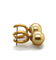 Boucles d'oreilles Boucles d’oreilles pendantes en or jaune 18 carats et perles champagne 58 Facettes 380872/Z05HU0U1