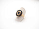 Bague 56 Bague en or jaune 750 avec saphirs et diamants 58 Facettes