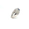 Bague 54 Bague cocktail en or blanc 18 carats avec saphir et diamants 58 Facettes