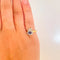 Bague 52.5 Bague saphir et diamants en or jaune 18 ct 58 Facettes 1