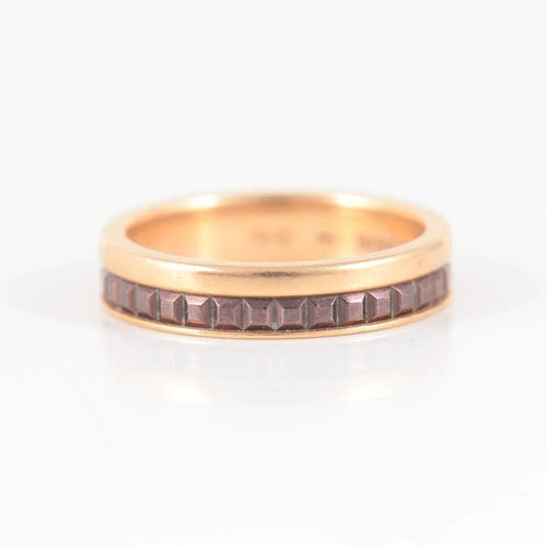Bague 47.5 Boucheron Quatre - Bague en or rose 18 ct 58 Facettes 1