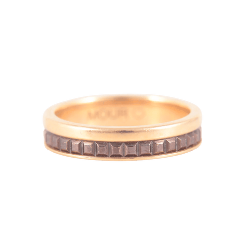 Bague 47.5 Boucheron Quatre - Bague en or rose 18 ct 58 Facettes 1