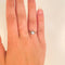 Bague 54 Non signé - Bague solitaire en or blanc 18 ct et diamant 58 Facettes 1