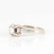 Bague 54 Non signé - Bague solitaire en or blanc 18 ct et diamant 58 Facettes 1