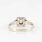 Bague 54 Non signé - Bague solitaire en or blanc 18 ct et diamant 58 Facettes 1