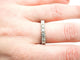 Bague 58 Alliance américaine - Bague en or blanc 750 et 19 diamants 58 Facettes