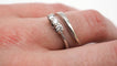 Bague 49.5 Bague trilogie en or blanc 750 et diamants 58 Facettes