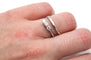 Bague 49.5 Bague trilogie en or blanc 750 et diamants 58 Facettes