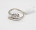 Bague 49.5 Bague trilogie en or blanc 750 et diamants 58 Facettes