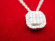 Collier Collier pendentif en or blanc 18 carats et diamants 58 Facettes