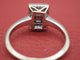 Bague 52 Bague Art déco en or 750 avec diamants 58 Facettes