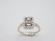 Bague 52 Bague Art déco en or 750 avec diamants 58 Facettes