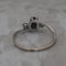 Bague 52 Bague en or blanc 750 millièmes avec saphir, taille 52 58 Facettes