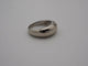 Bague 55.5 Bague jonc en or blanc 750, taille 55 58 Facettes