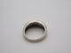 Bague 55.5 Bague jonc en or blanc 750, taille 55 58 Facettes