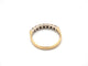 Bague 51 Alliance bicolore en or jaune et or blanc 750 avec diamants 58 Facettes