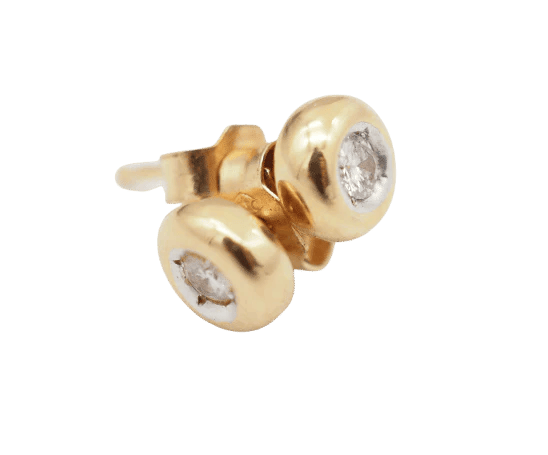 Boucles d'oreilles Boucles d’oreilles en or jaune 750 et diamants 58 Facettes