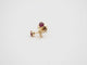 Boucles d'oreilles Boucles d'oreilles en or jaune 750 et rubis 58 Facettes