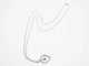 Collier Collier - Pendentif cœur en or blanc 750 et diamants 58 Facettes