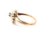Bague 54 Bague en or jaune et or blanc 18 carats avec diamant 58 Facettes