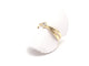 Bague 53.5 Bague double anneau en or jaune 750 avec diamant 58 Facettes