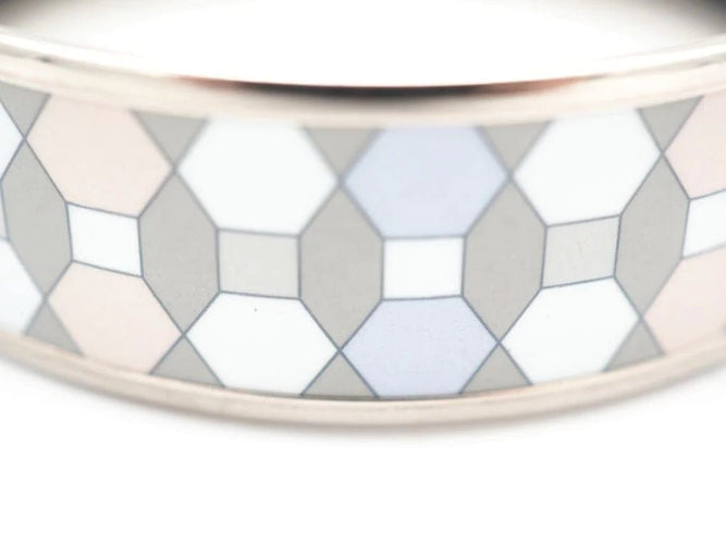 Bracelet Hermès - Bracelet en émail et métal blanc 58 Facettes