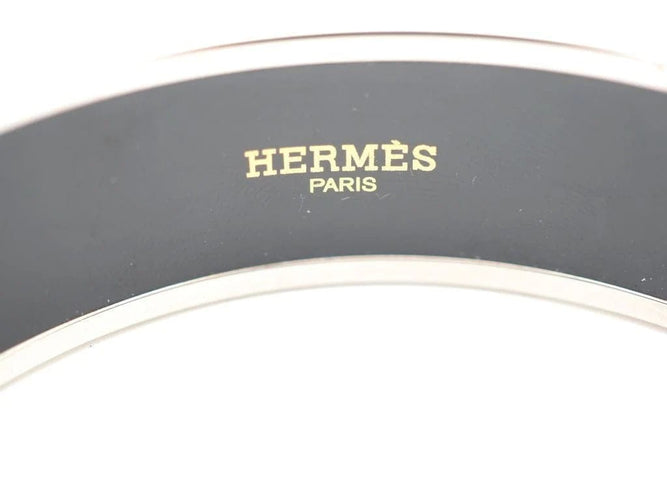 Bracelet Hermès - Bracelet en émail et métal blanc 58 Facettes