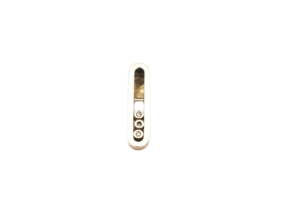 Pendentif Pendentif roulant à diamants en or jaune 750 58 Facettes
