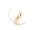 Bague 54 Bague en or jaune 750 et trois diamants 58 Facettes