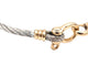 Bracelet FRED Force 10 - Bracelet vintage en acier et or jaune 18 ct 58 Facettes