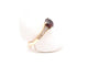 Bague 56 Bague en or rose 750 avec grenat et diamants 58 Facettes