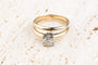 Bague 53 Bague solitaire en or jaune 14K avec diamant 0,40 ct 58 Facettes BG14KDCC1428-107