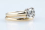 Bague 53 Bague solitaire en or jaune 14K avec diamant 0,40 ct 58 Facettes BG14KDCC1428-107