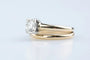 Bague 53 Bague solitaire en or jaune 14K avec diamant 0,40 ct 58 Facettes BG14KDCC1428-107