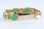 Bracelet Bracelet vintage en or jaune 14K et jade 58 Facettes BRJAD14KC631-107