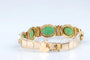 Bracelet Bracelet vintage en or jaune 14K et jade 58 Facettes BRJAD14KC631-107