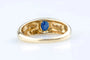 Bague 54 Bague en or jaune 18K avec saphir et diamants 58 Facettes BGSAPHIRDIAM-107