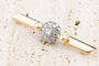 Broche Broche vintage en or jaune 18 carats, diamants et perles 58 Facettes BROCC1419-107