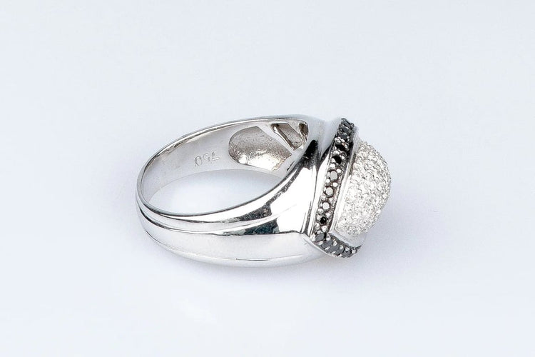 Bague 53.5 Bague diamants en or blanc 18 carats 58 Facettes 111-42837-33