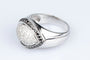 Bague 53.5 Bague diamants en or blanc 18 carats 58 Facettes 111-42837-33