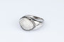 Bague 53.5 Bague diamants en or blanc 18 carats 58 Facettes 111-42837-33