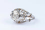 Bague 60 Bague 7 diamants en or blanc 18 carats 58 Facettes BGANCDT7000-55