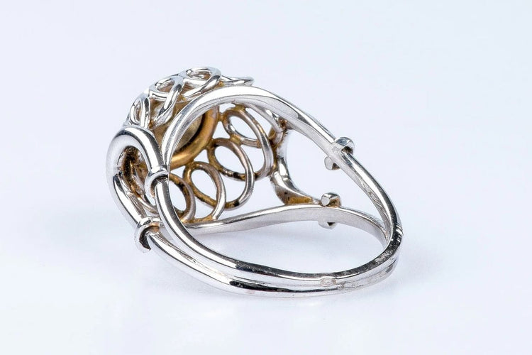 Bague 60 Bague 7 diamants en or blanc 18 carats 58 Facettes BGANCDT7000-55