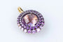 Pendentif Pendentif en or jaune 18 carats avec améthystes 58 Facettes 111.180847-59