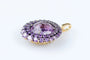 Pendentif Pendentif en or jaune 18 carats avec améthystes 58 Facettes 111.180847-59