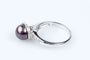 Bague 52 Bague en or blanc 18 carats avec perle de Tahiti et diamants 58 Facettes 111.116367-53