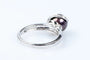 Bague 52 Bague en or blanc 18 carats avec perle de Tahiti et diamants 58 Facettes 111.116367-53
