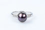 Bague 52 Bague en or blanc 18 carats avec perle de Tahiti et diamants 58 Facettes 111.116367-53