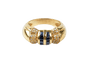 Bague 51 Bague saphirs et diamants en or jaune 18 carats 58 Facettes 111.87942-B3