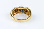 Bague 51 Bague saphirs et diamants en or jaune 18 carats 58 Facettes 111.87942-B3